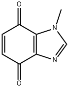 1H-Benzimidazole-4,7-dione,1-methyl-(9CI) Struktur