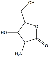 Pentonic acid, 2-amino-2-deoxy-, gamma-lactone (9CI) Struktur