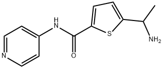 2-Thiophenecarboxamide,5-(1-aminoethyl)-N-4-pyridinyl-(9CI) Struktur