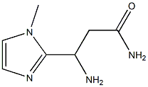 1H-Imidazole-2-propanamide,beta-amino-1-methyl-(9CI) Struktur