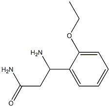 Benzenepropanamide, ba-amino-2-ethoxy- (9CI) Struktur