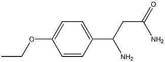 Benzenepropanamide, ba-amino-4-ethoxy- (9CI) Struktur