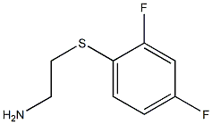 2-(2,4-difluorophenylthio)ethanamine Struktur