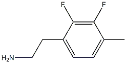 2-(2,3-difluoro-4-methylphenyl)ethanamine Struktur