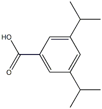 3,5-diisopropylbenzoic acid Struktur