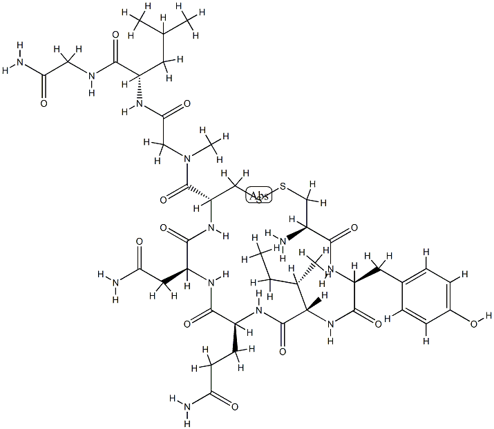 oxytocin, Sar(7)- Struktur