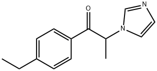 1-Propanone,1-(4-ethylphenyl)-2-(1H-imidazol-1-yl)-(9CI) Struktur