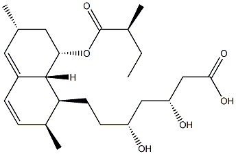 mevinolinic acid Struktur