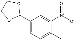 1,3-Dioxolane,2-(4-methyl-3-nitrophenyl)-(9CI) Struktur