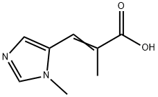 2-Propenoicacid,2-methyl-3-(1-methyl-1H-imidazol-5-yl)-(9CI) Struktur