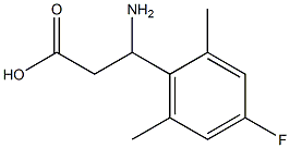 Benzenepropanoic acid, ba-amino-4-fluoro-2,6-dimethyl- (9CI) Struktur