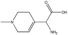 4-Pyridineaceticacid,alpha-amino-1,2,3,6-tetrahydro-1-methyl-(9CI) Struktur