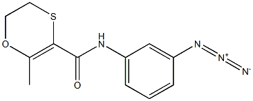 3'-azidocarboxin Struktur