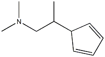 2,4-Cyclopentadiene-1-ethanamine,N,N,beta-trimethyl-(9CI) Struktur