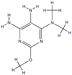 4,5,6-Pyrimidinetriamine,2-methoxy-N4,N4-dimethyl-(9CI) Struktur