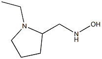 2-Pyrrolidinemethanamine,1-ethyl-N-hydroxy-(9CI) Struktur