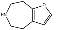 4H-Furo[2,3-d]azepine,5,6,7,8-tetrahydro-2-methyl-(9CI) Struktur