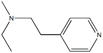 4-Pyridineethanamine,N-ethyl-N-methyl-(9CI) Struktur