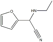 2-Furanacetonitrile,alpha-(ethylamino)-(9CI) Struktur