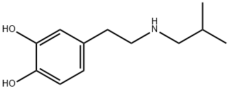 1,2-Benzenediol,4-[2-[(2-methylpropyl)amino]ethyl]-(9CI) Struktur