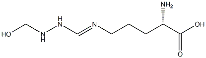 omega-N-hydroxymethylarginine Struktur