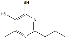 Pyrimidine,4-methyl-2-(propyldithio)-(9CI) Struktur