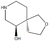 2-Oxa-8-azaspiro[4.5]decan-6-ol, (5R,6R)-rel- (9CI) Struktur