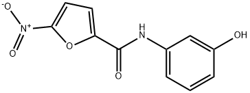 2-Furancarboxamide,N-(3-hydroxyphenyl)-5-nitro-(9CI) Struktur