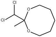 1,3-Dioxocane,2-(dichloromethyl)-2-methyl-(9CI) Struktur