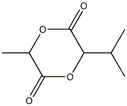 1,4-Dioxane-2,5-dione,3-methyl-6-(1-methylethyl)-(9CI) Struktur