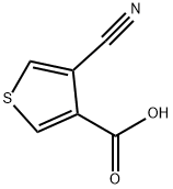 3-Thiophenecarboxylicacid,4-cyano-(9CI) Struktur