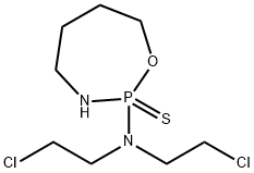 N,N-bis(2-chloroethyl)-2-sulfanylidene-1-oxa-3-aza-2$l^{5}-phosphacycl oheptan-2-amine Struktur