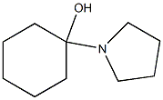 Cyclohexanol,1-(1-pyrrolidinyl)-(9CI) Struktur