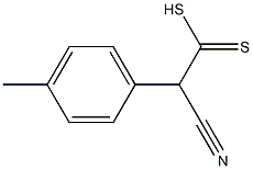 Benzeneethane(dithioic) acid, alpha-cyano-4-methyl- (9CI) Struktur