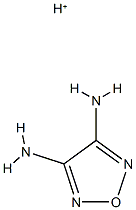 1,2,5-Oxadiazole-3,4-diamine,conjugatemonoacid(9CI) Struktur