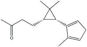 2-Butanone,4-[(1S,3R)-2,2-dimethyl-3-(5-methyl-1,4-cyclopentadien-1-yl)cyclopropyl]-(9CI) Struktur