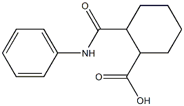 2-(anilinocarbonyl)cyclohexanecarboxylic acid Struktur