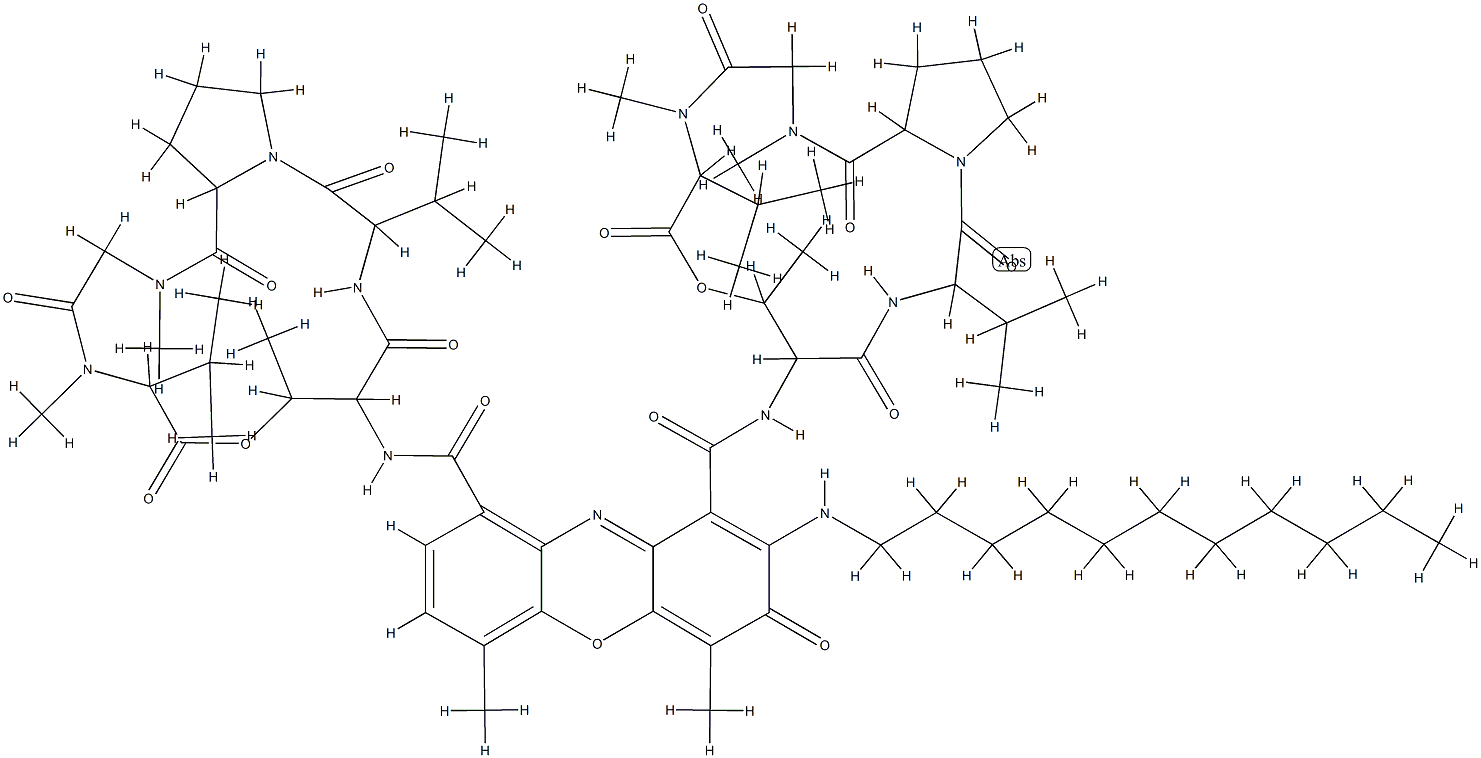 N-Undecylactinomycin D Struktur