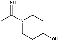 4-Piperidinol,1-(1-iminoethyl)-(9CI) Struktur