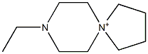 8-Aza-5-azoniaspiro[4.5]decane,8-ethyl-(9CI) Struktur