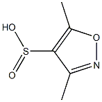 4-Isoxazolesulfinicacid,3,5-dimethyl-(9CI) Struktur