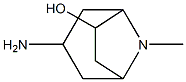 8-Azabicyclo[3.2.1]octan-6-ol,3-amino-8-methyl-(9CI) Struktur