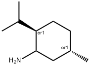 Cyclohexanamine, 5-methyl-2-(1-methylethyl)-, (2R,5S)-rel- (9CI) Struktur