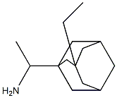 Tricyclo[3.3.1.13,7]decane-1-methanamine, 3-ethyl-alpha-methyl- (9CI) Struktur