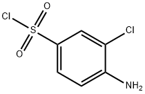 Benzenesulfonyl chloride, 4-aMino-3-chloro- Struktur