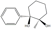 1,2-Cyclohexanediol,1-methyl-2-phenyl-,(1R,2R)-rel-(9CI) Struktur