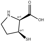 D-Proline, 3-mercapto-, (3S)-rel- (9CI) Struktur