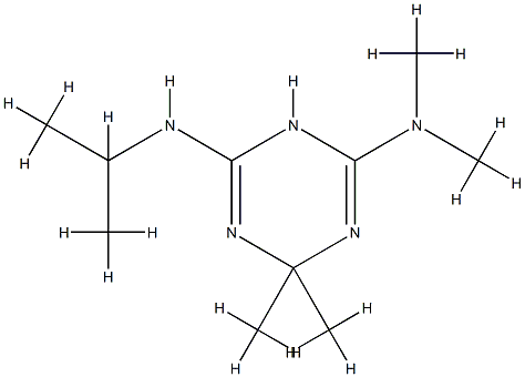 1,3,5-Triazine-2,4-diamine,1,6-dihydro-N,N,6,6-tetramethyl-N-(1-methylethyl)-(9CI) Struktur