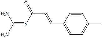 2-Propenamide,N-(aminoiminomethyl)-3-(4-methylphenyl)-(9CI) Struktur