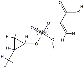 2-Propenoicacid,2-[[hydroxy[(2-methylcyclopropyl)oxy]phosphinyl]oxy]-(9CI) Struktur